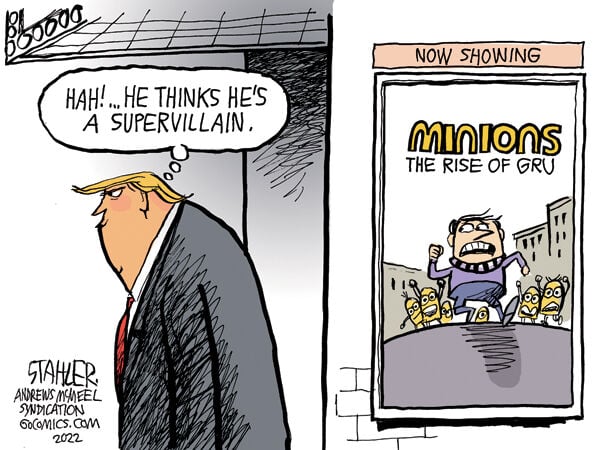 Jeff Staller opening cartoon
